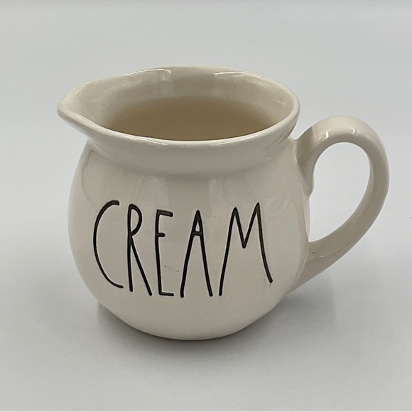 NWOT Rae Dunn by Magenta CREAM Oversized Creamer Pitcher Cup for Coffee or Tea - Picture 13 of 13